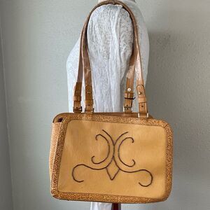 NWT M.C. Leather Shoulder Bag